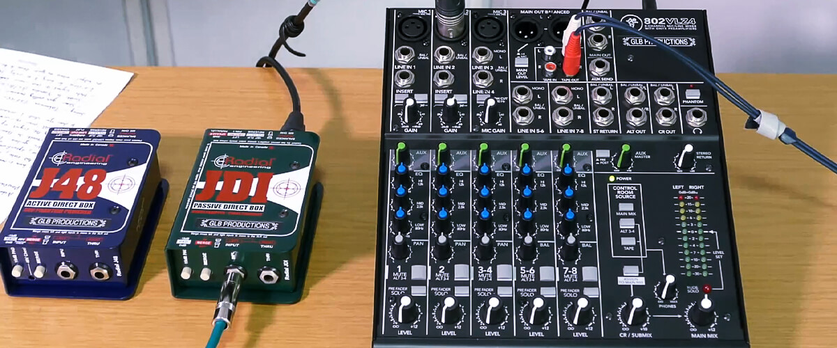 key differences between active and passive DI boxes